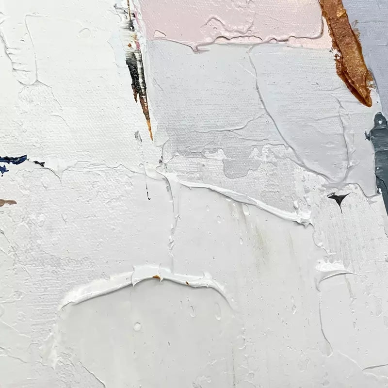 Abstract Oil Painting Inspiring Adventure and Exploration in Contemporary Decor