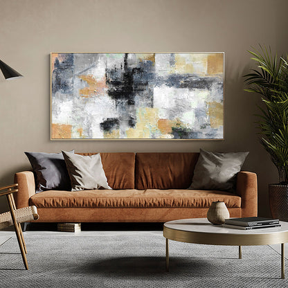 Modern Luxury Abstract Oil Painting for Elegant Home Decor