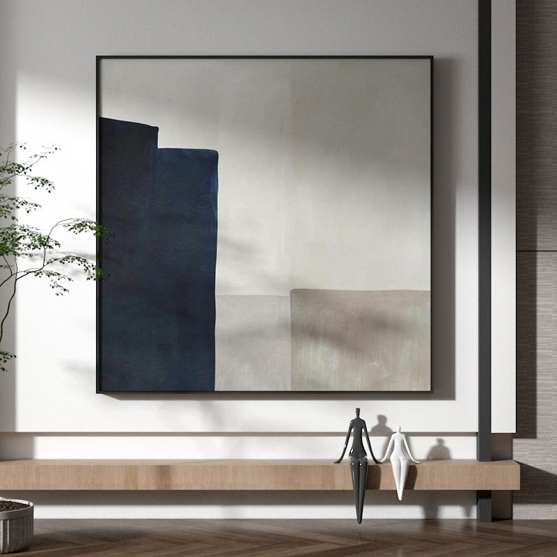 Abstract Serenity: Modern Oil Painting for Contemporary Home Decor