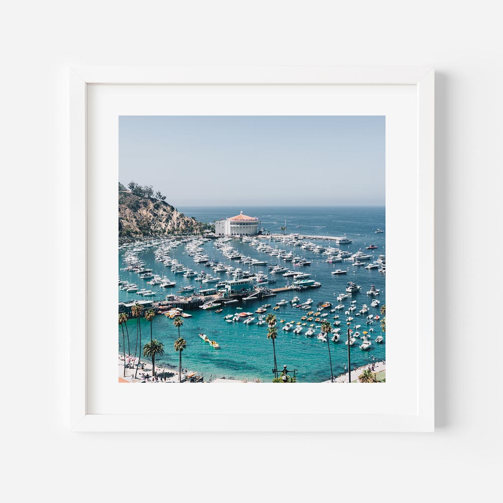 Tranquil Catalina Coastline Triptych - Serene Beach and Harbor Views
