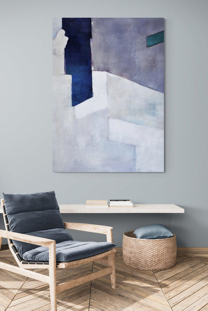 Contemporary Abstract Oil Painting of Freedom and Space