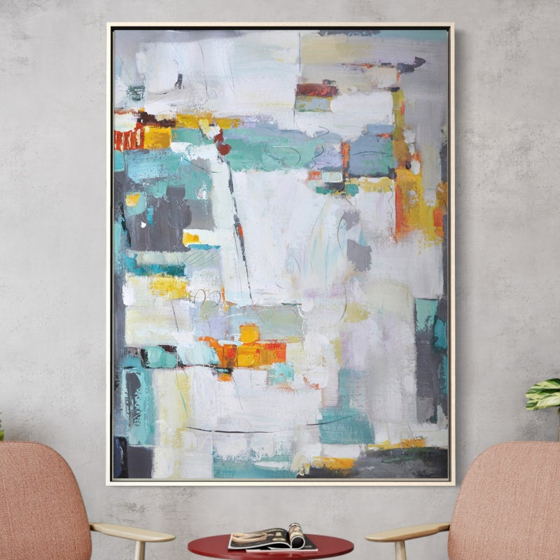 Abstract Modern Oil Painting for Contemporary Home Decor