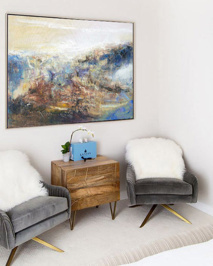 Abstract Serenity: Captivating Oil Painting for Inspiring Home Decor