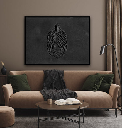 Elegant Black Oil Painting for Modern Home Décor