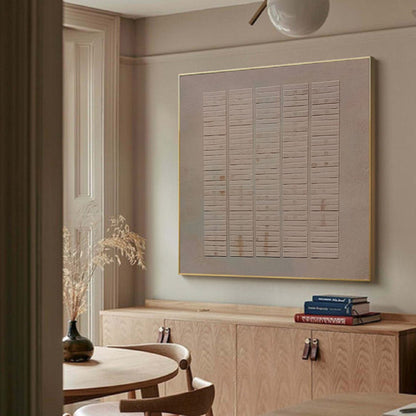 Contemporary Abstract Wall Art for Modern Home Decor in Neutral Tones