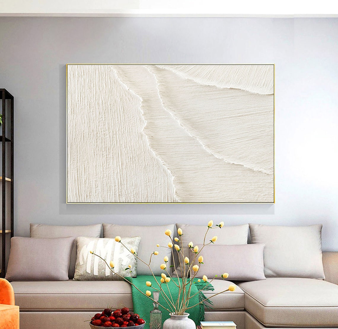 Serene Dune Landscape Oil Painting for Modern Home Decor