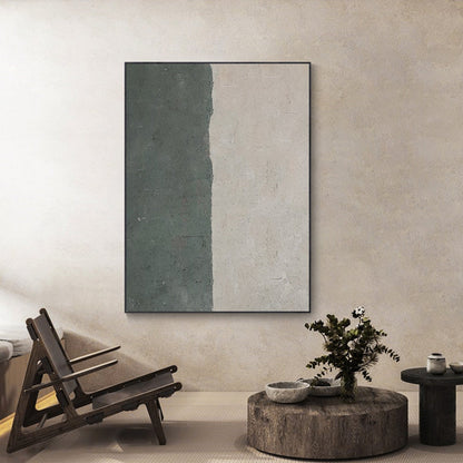 Modern Abstract Oil Painting in Neutral Tones for Contemporary Home Decor