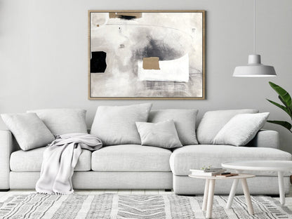 Modern Abstract Oil Painting with Ethereal Brushstrokes for Contemporary Decor