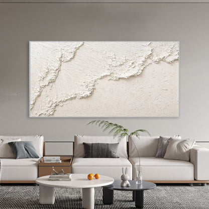 Serene Abstract Oil Painting for Elegant Home Decor