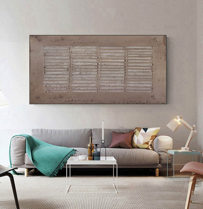Serene Whispering Sands Contemporary Oil Painting for Elegant Home Decor