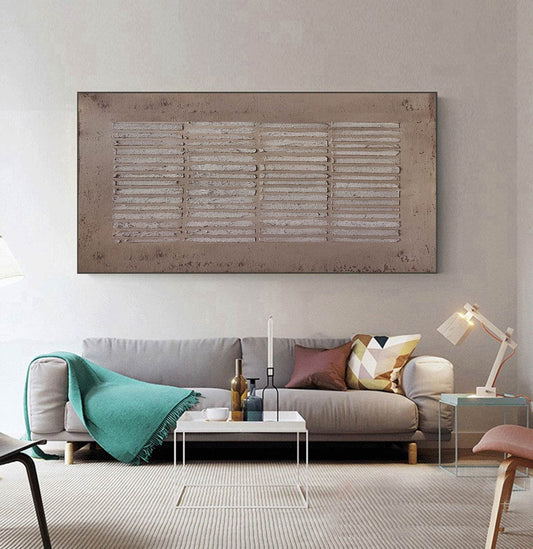 Serene Whispering Sands Contemporary Oil Painting for Elegant Home Decor