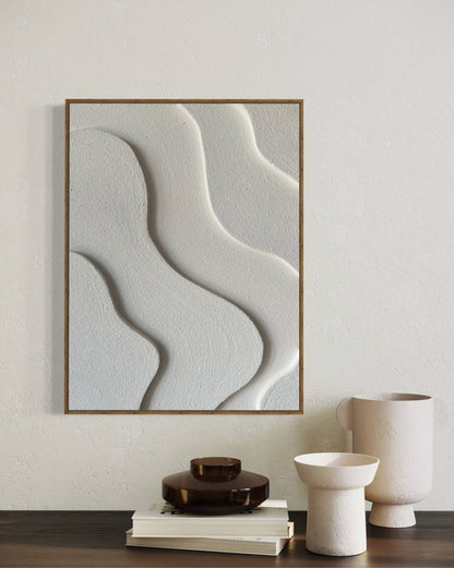Abstract Fluidity: Modern Oil Painting for Contemporary Home Decor