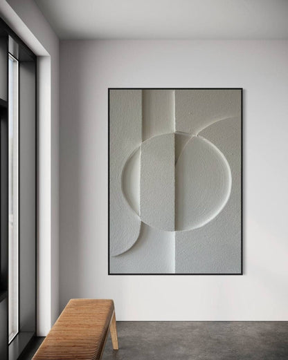 Abstract Circular Harmony in Modern Wall Art Oil Painting