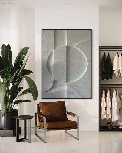 Abstract Circular Harmony in Modern Wall Art Oil Painting