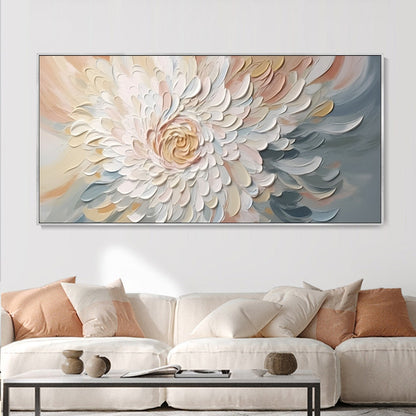 Elegant Chrysanthemum Oil Painting for Modern Home Decor