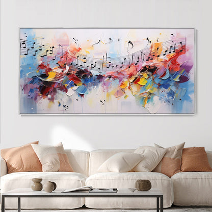 Vibrant Abstract Melody Oil Painting for Modern Home Decor