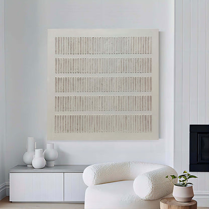 Contemporary Abstract Oil Painting - Modern Minimalist Wall Art for Elegant Spaces