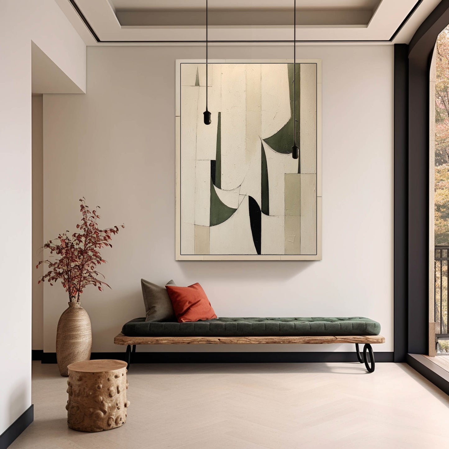 Elegant Wabi-Sabi Wall Art for Minimalist Home Decor