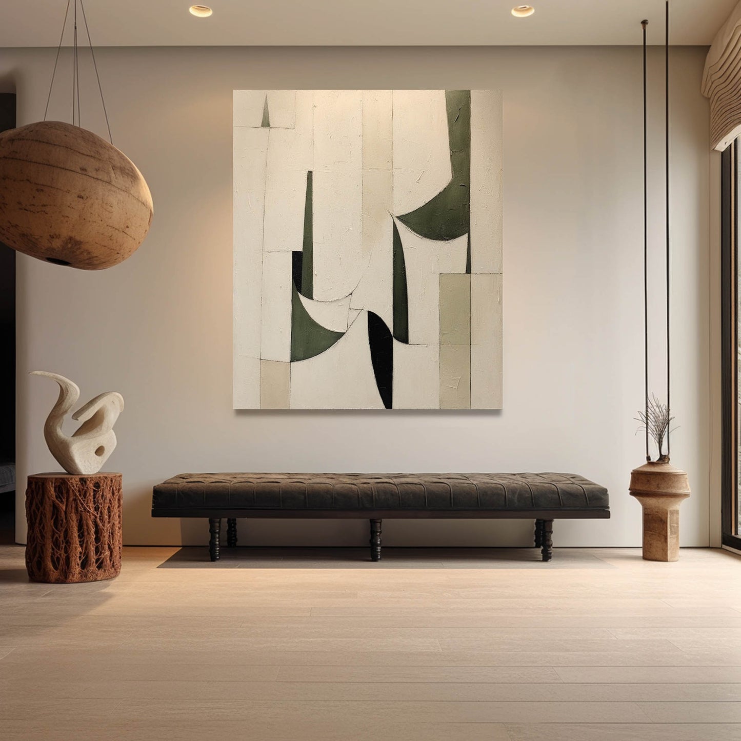 Elegant Wabi-Sabi Wall Art for Minimalist Home Decor