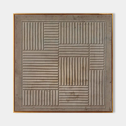 Elegant Wabi-Sabi Oil Painting for Modern Minimalist Wall Art Decor