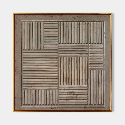 Elegant Wabi-Sabi Oil Painting for Modern Minimalist Wall Art Decor