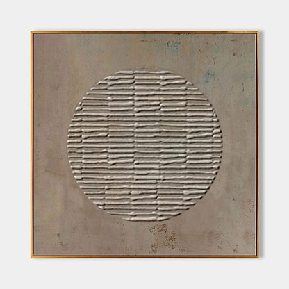 Minimalist Wabi-Sabi Oil Painting for Modern Home Decor