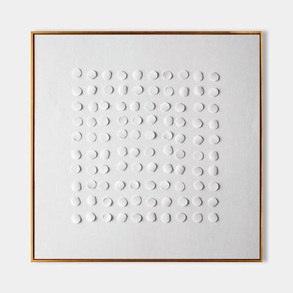 Minimalist Wabi-Sabi Style Oil Painting for Modern Wall Decor