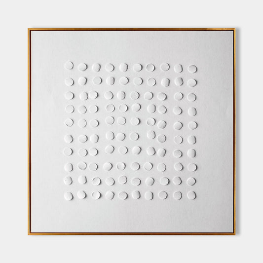 Minimalist Wabi-Sabi Style Oil Painting for Modern Wall Decor