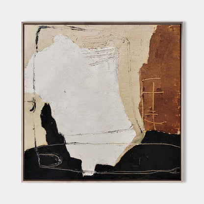 Contemporary Abstract Oil Painting for Modern Home Decor and Art Collection