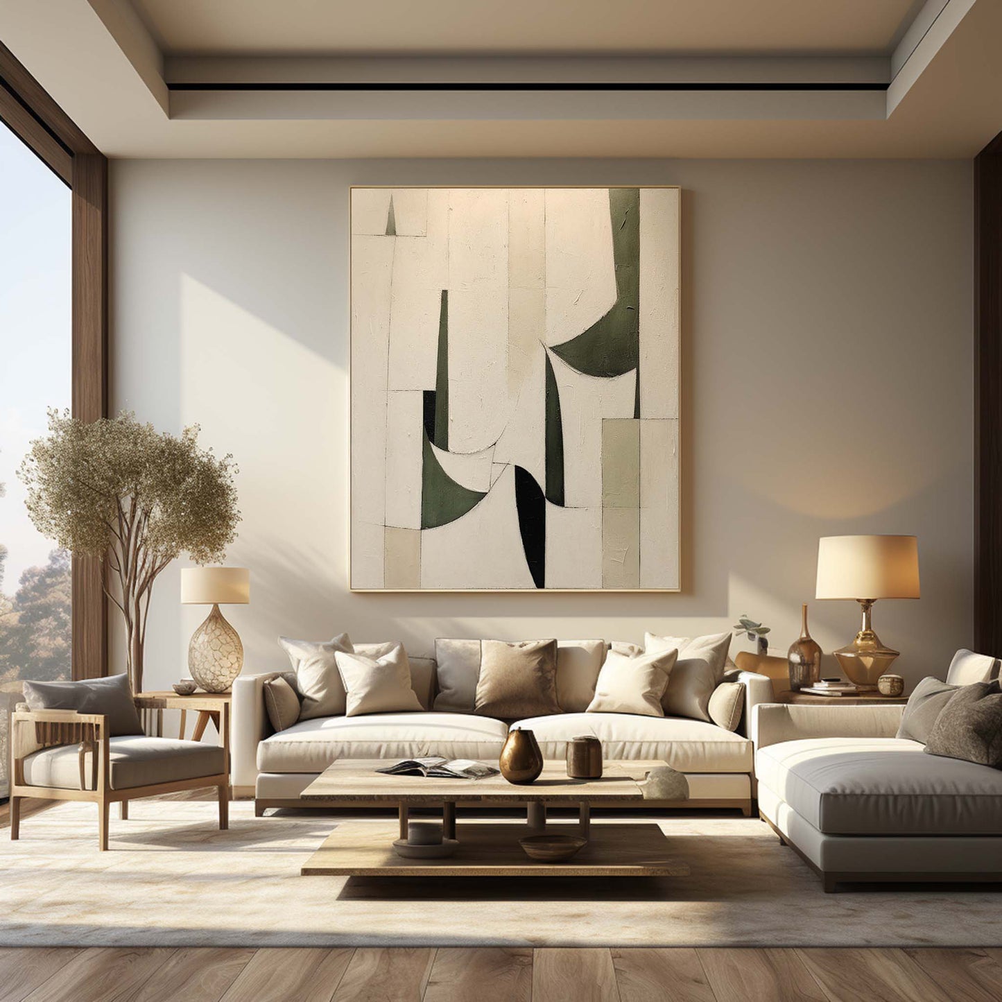 Elegant Wabi-Sabi Wall Art for Minimalist Home Decor