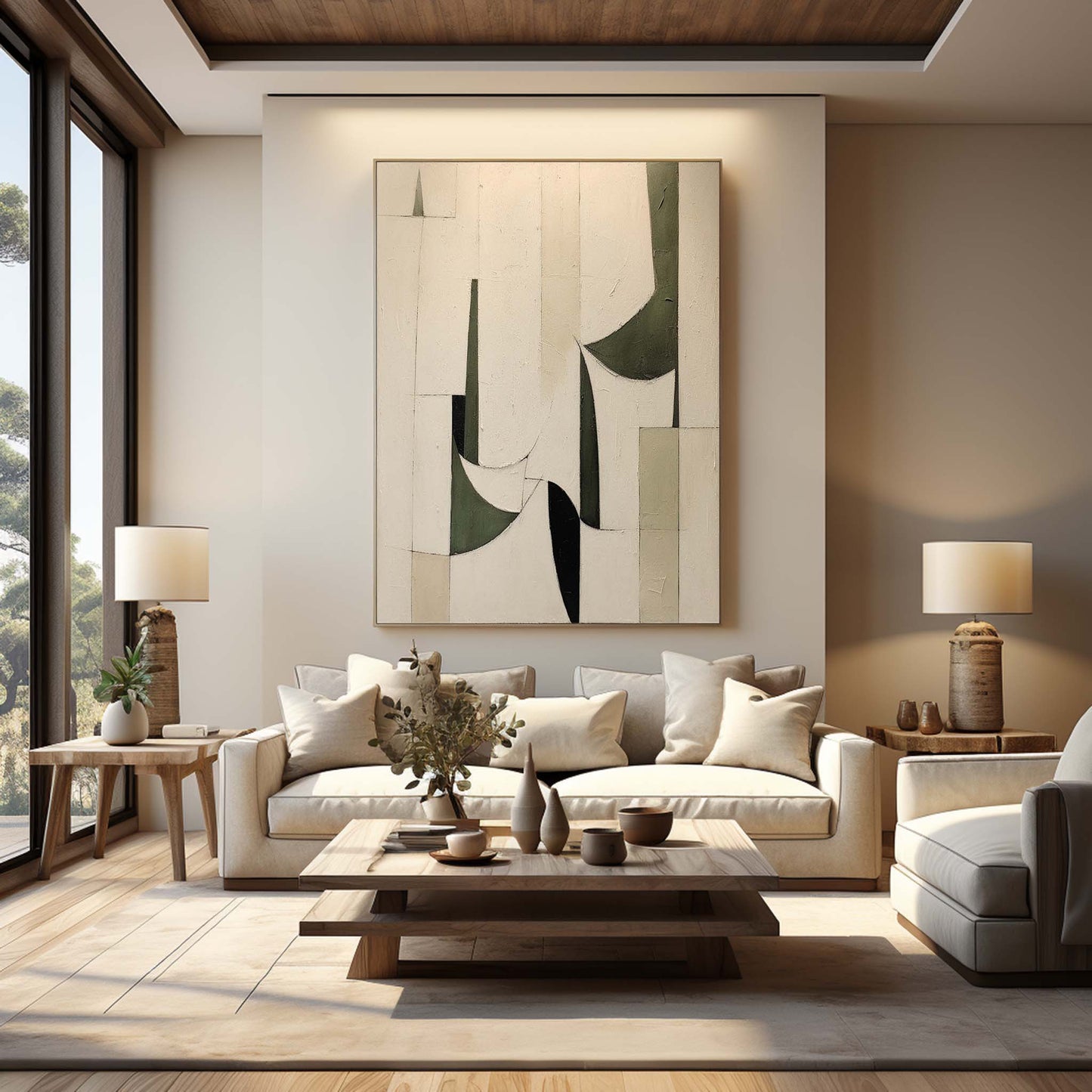Elegant Wabi-Sabi Wall Art for Minimalist Home Decor