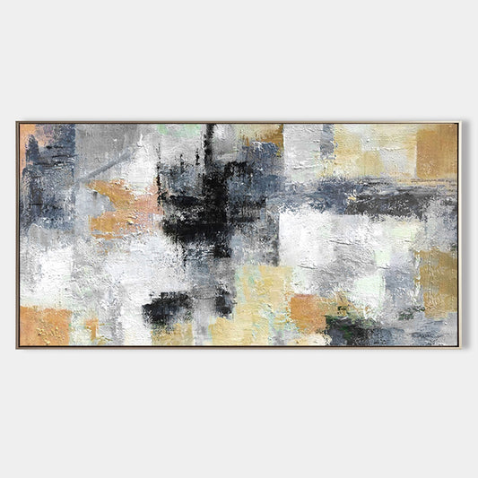 Modern Luxury Abstract Oil Painting for Elegant Home Decor