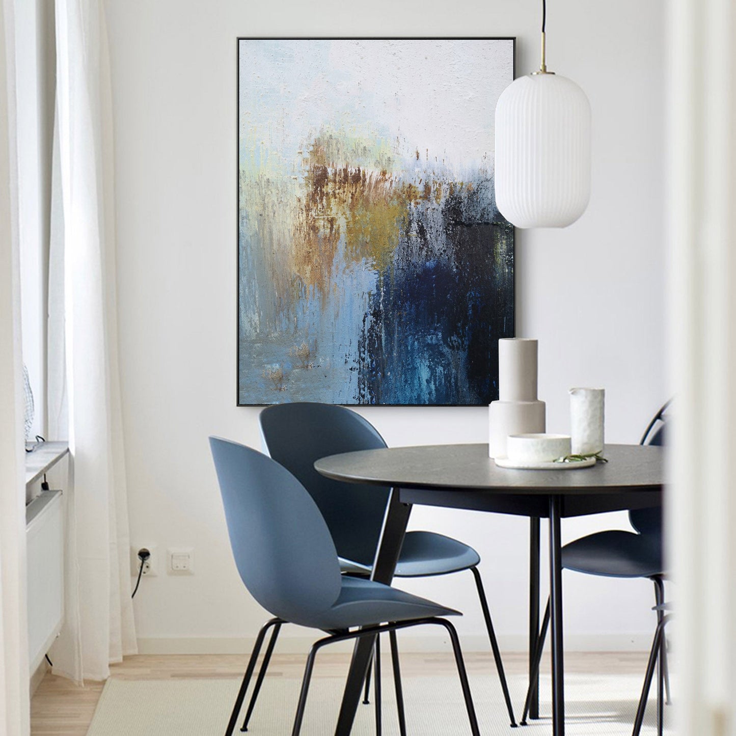 Stunning Modern Abstract Oil Painting for Contemporary Home Decor