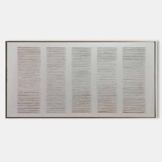 Minimalist Wabi-Sabi Oil Painting for Modern Home Decor and Wall Art