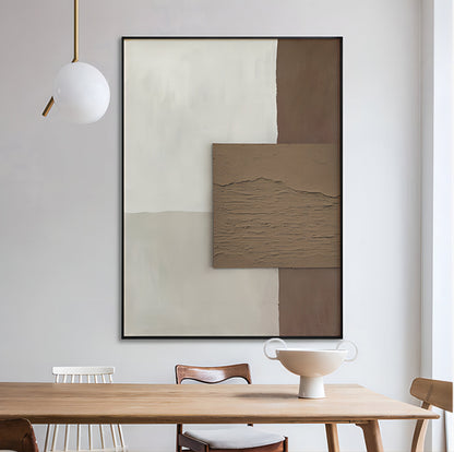 Minimalist Wabi-Sabi Oil Painting for Tranquil Home Decor and Wall Aesthetics