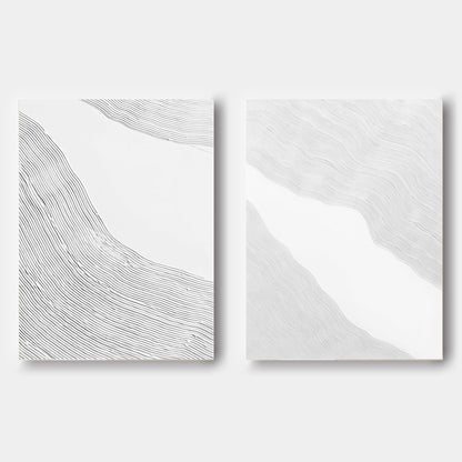 Contemporary Abstract Art Duo for Modern Home Decor