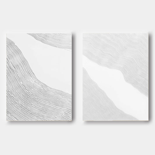 Contemporary Abstract Art Duo for Modern Home Decor