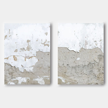 Contemporary Abstract Wall Art Duo for Modern Home Decor
