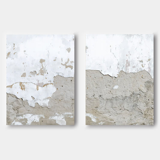 Contemporary Abstract Wall Art Duo for Modern Home Decor