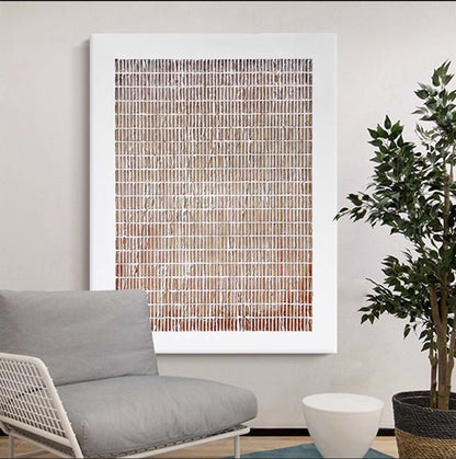 Minimalist Wabi-Sabi Oil Painting for Modern Home Decor and Wall Art Enhancements