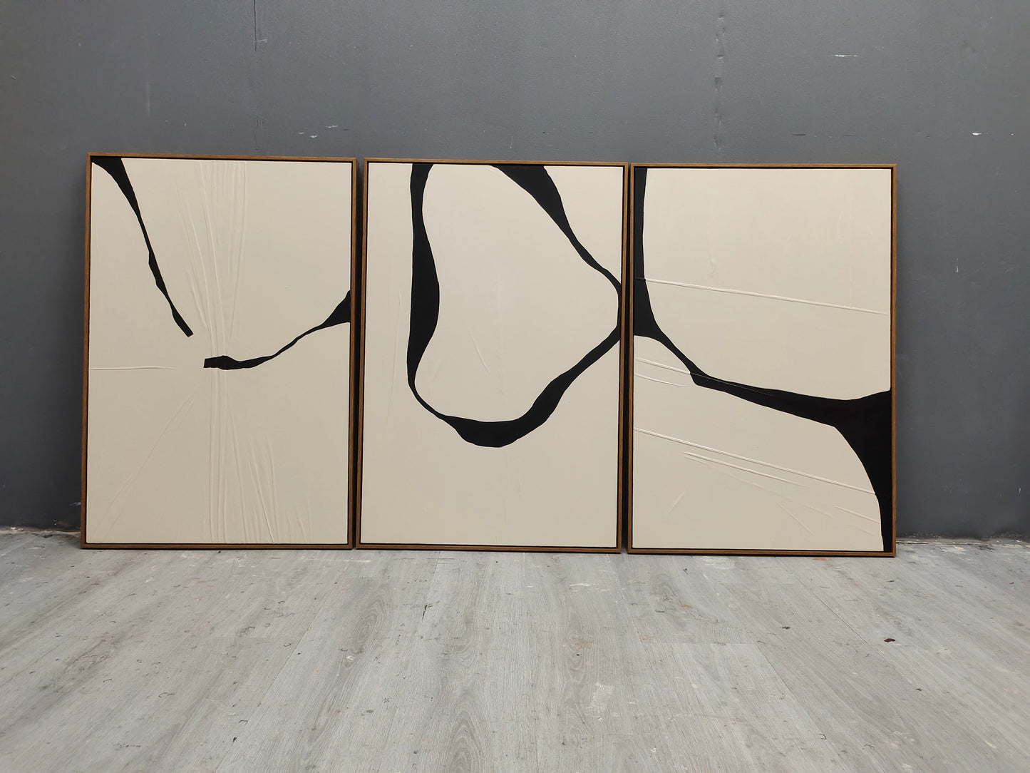 Contemporary Abstract Triptych Wall Art for Modern Home Decor