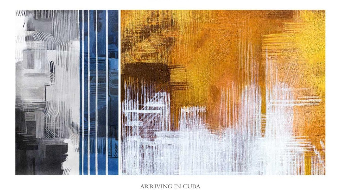 Vibrant Abstract Oil Painting for Modern Home Decor Inspiration