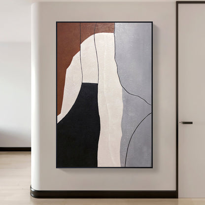 Abstract Elephant Oil Painting for Modern Home Décor and Art Collectors