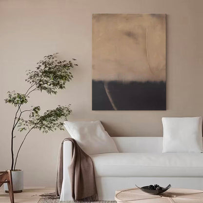 Elegant Minimalist Abstract Oil Painting for Modern Home D√©cor