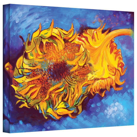 Vibrant Sunflower Oil Painting Canvas Art for Modern Floral Decor