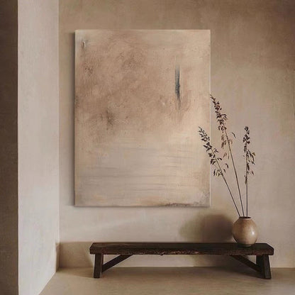 Contemporary Minimalist Abstract Oil Painting for Modern Home Decor