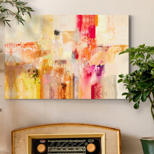 Vibrant Abstract Expressionism ‚Äì Colorful Oil Painting for Modern Decor