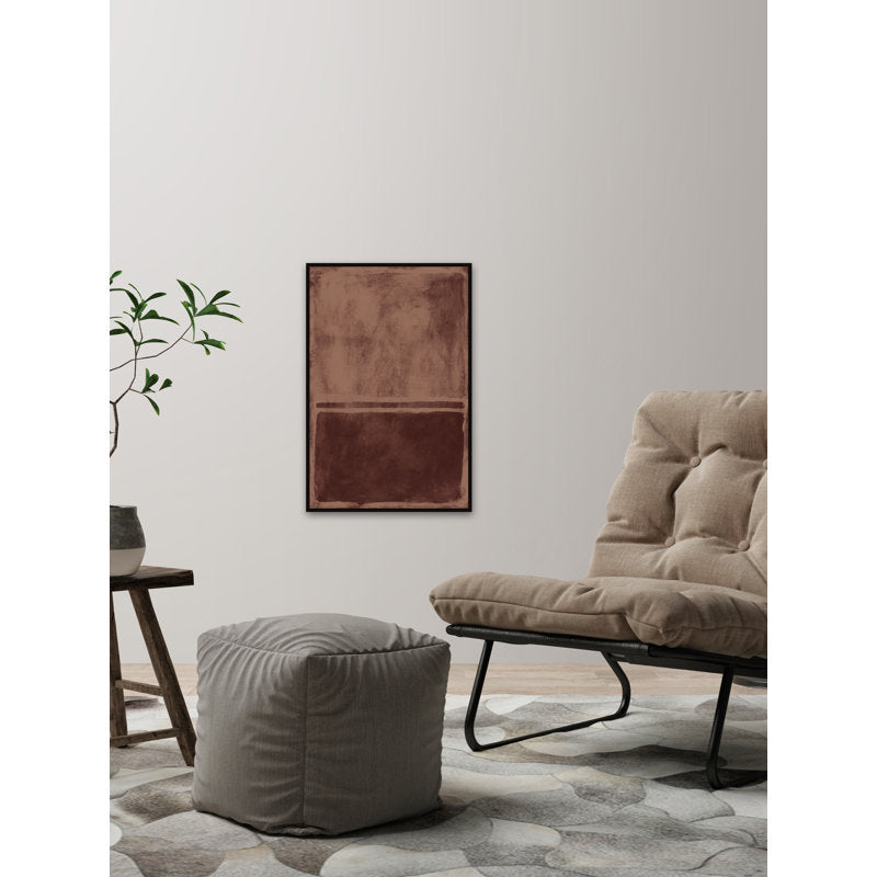 Abstract Brown Tones Canvas Art for Modern Home Decor