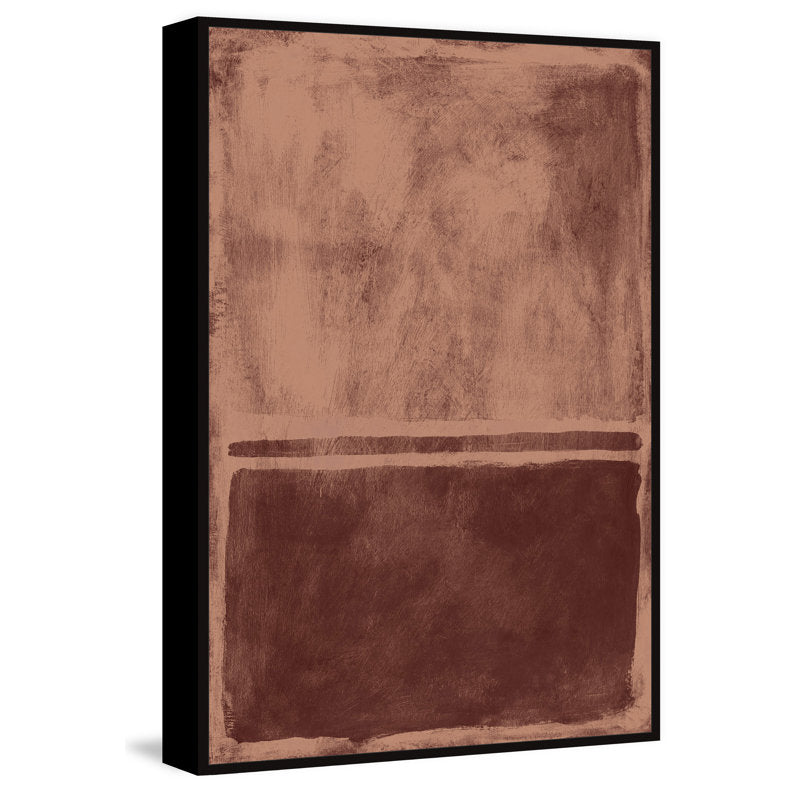 Abstract Brown Tones Canvas Art for Modern Home Decor