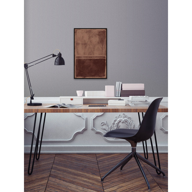 Abstract Brown Tones Canvas Art for Modern Home Decor
